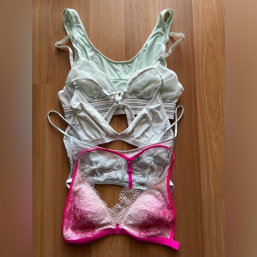 5pc Bralette Bundle Victoria’s Secret Lively Cosabella 32C S